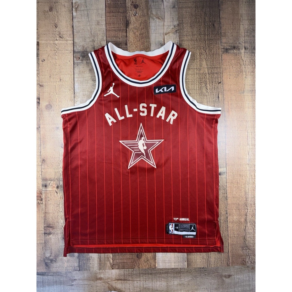 Stephen Curry #30 Jordan 2024 NBA All-Star Jersey Red Size 48 Large